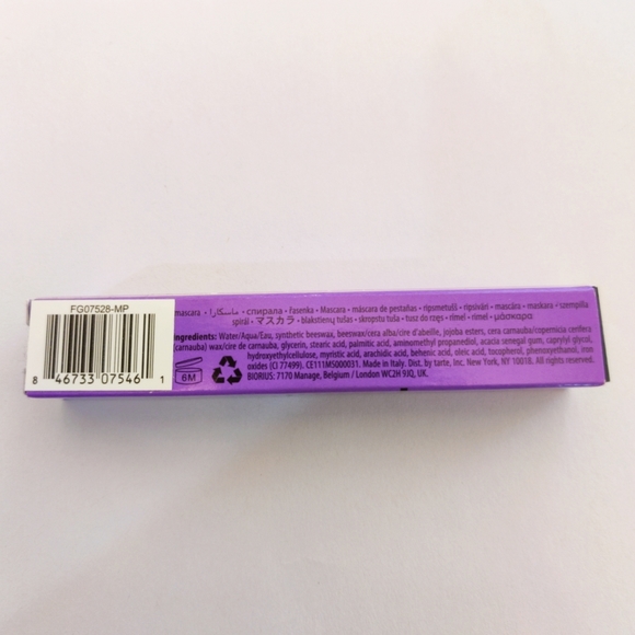 BNIB Tarte Ulta Maneater Voluptuous Mascara Black Travel 0.15 fl oz / 4.5 ml - Picture 3 of 8